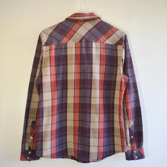 TankFarm & Co Men's Plaid Full Zip Shirt Jacket Shacket Western  Size Medium - Picture 4 of 9